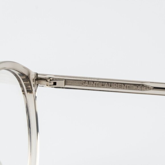 Saint Laurent Women Eyeglasses Transparent Beige Pilot SL667OPT 003 BRAND NEW - Picture 5 of 11